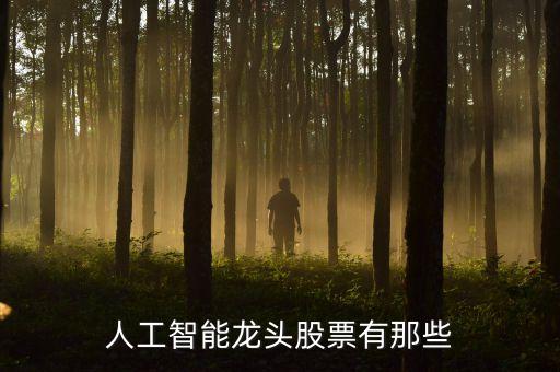 人工智能龍頭股票有那些