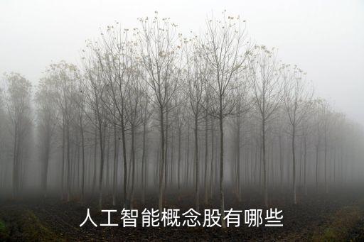 人工智能概念股有哪些