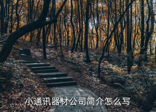 小通訊器材公司簡介怎么寫