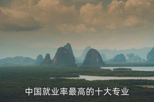 中國就業(yè)率最高的十大專業(yè)