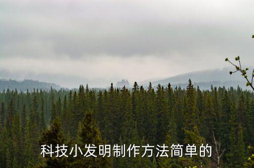 科技小發(fā)明制作方法簡單的