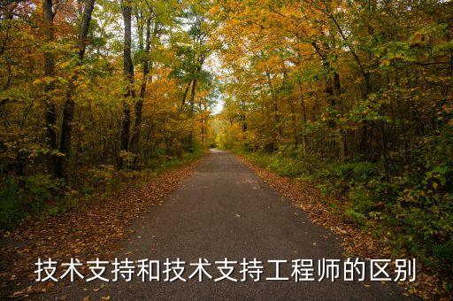 技術(shù)支持和技術(shù)支持工程師的區(qū)別