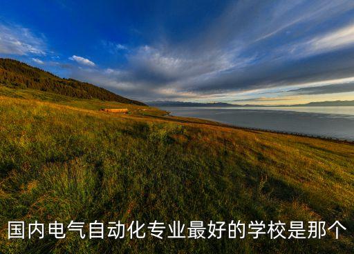 國內(nèi)電氣自動化專業(yè)最好的學(xué)校是那個