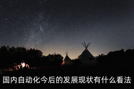 國內(nèi)自動化今后的發(fā)展現(xiàn)狀有什么看法
