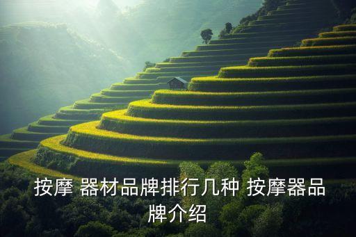 多功能全自動按摩器材,關(guān)于按摩器材你必須知道的5件事