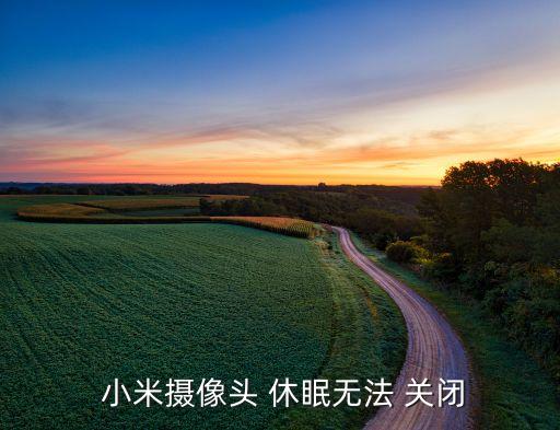  小米攝像頭 休眠無法 關(guān)閉