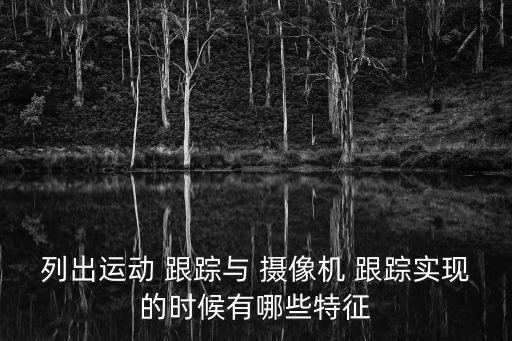 自動(dòng)跟蹤攝像機(jī)原理,自動(dòng)跟蹤技術(shù)的實(shí)現(xiàn)完全基于其特定功能塊