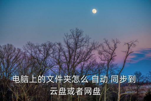電腦上的文件夾怎么 自動(dòng) 同步到 云盤或者網(wǎng)盤