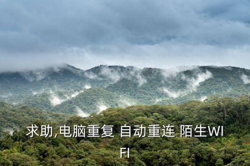 求助,電腦重復(fù) 自動重連 陌生WIFI