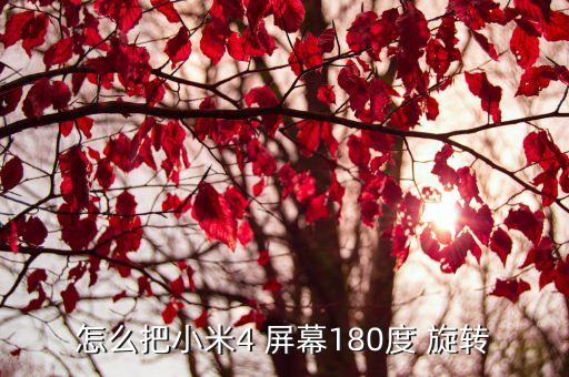 紅米4看視頻自動旋轉(zhuǎn)屏幕,如何使用自動旋轉(zhuǎn)屏幕?
