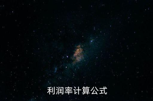 自動(dòng)化利潤率,利潤率為企業(yè)一定時(shí)期利潤水平的相對(duì)指標(biāo)
