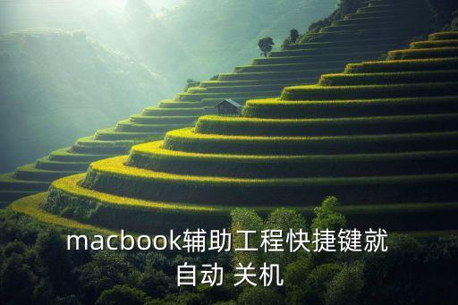  macbook輔助工程快捷鍵就 自動(dòng) 關(guān)機(jī)
