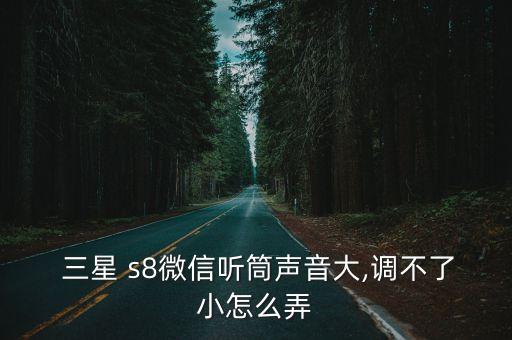 三星s8音量自動較小 程序,三星s8如何調(diào)節(jié)聲音?建議如下