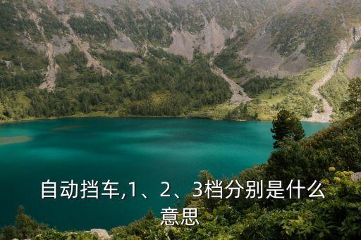 自動波有幾個檔,自動換擋汽車在各種前進檔之間換擋