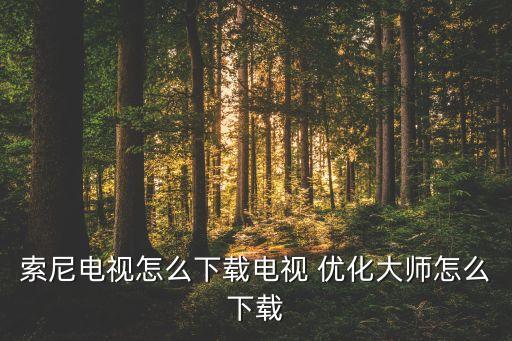 Sony自動(dòng)優(yōu)化,如何使用索尼軟件進(jìn)行對(duì)焦操作?