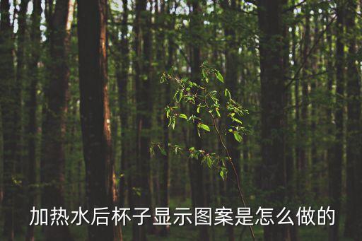  加熱水后杯子顯示圖案是怎么做的