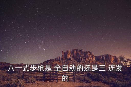 槍的連發(fā)和全自動(dòng),八一自動(dòng)步槍兩種設(shè)計(jì)模式供選擇連發(fā)/單槍
