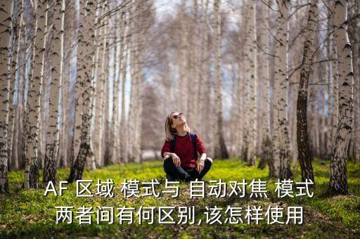 AF 區(qū)域 模式與 自動對焦 模式兩者間有何區(qū)別,該怎樣使用