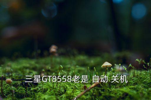  三星GT8558老是 自動(dòng) 關(guān)機(jī),