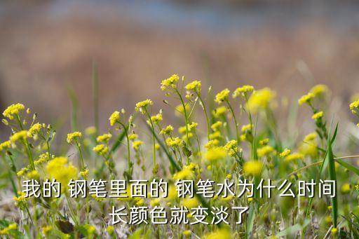 我的 鋼筆里面的 鋼筆水為什么時(shí)間長(zhǎng)顏色就變淡了