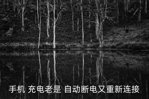手機(jī) 充電老是 自動(dòng)斷電又重新連接