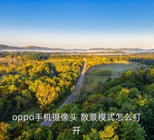 oppo手機(jī)攝像頭 散景模式怎么打開(kāi)