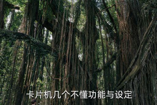  卡片機(jī)幾個不懂功能與設(shè)定