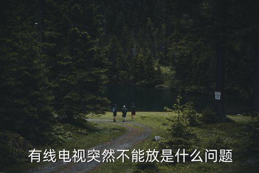 有線電視點播自動暫停,電視信號中斷怎么辦?