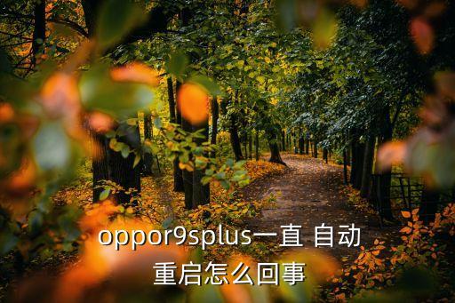  oppor9splus一直 自動 重啟怎么回事