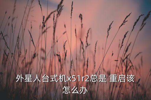 外星人臺式機(jī)x51r2總是 重啟該怎么辦