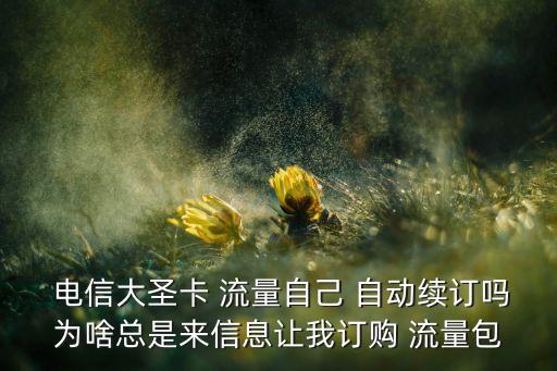 電信流量卡自動續(xù)費,電信user流量-3/升級了
