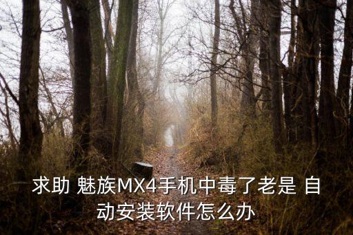 求助 魅族MX4手機(jī)中毒了老是 自動(dòng)安裝軟件怎么辦