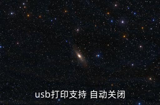 usb打印支持 自動關(guān)閉