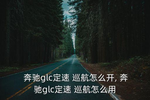 奔馳自動巡航有什么用,f1glc取消速度巡航按鍵有三個