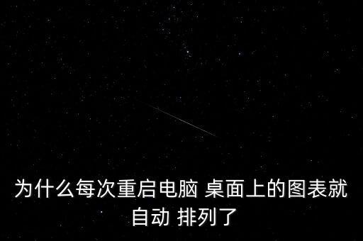 桌面為什么老自動排列,電腦出現(xiàn)故障拖動桌面圖標重新啟動電腦