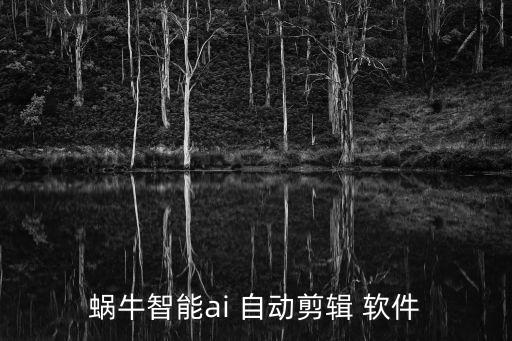蝸牛智能ai 自動剪輯 軟件