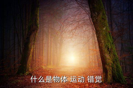 自動運動錯覺,運動錯覺知多少?問與答（20）