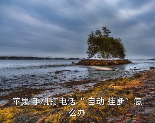 iphone撥手機自動掛斷,蘋果手機怎么取卡?