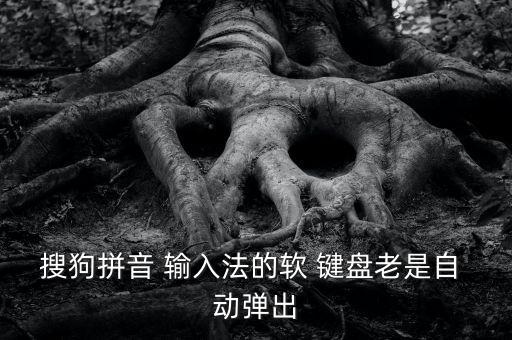 搜狗拼音 輸入法的軟 鍵盤老是自 動彈出