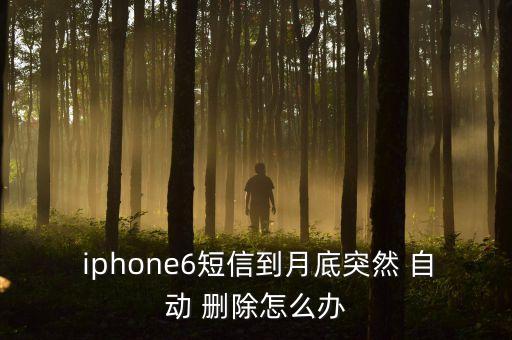 iphone信息會自動刪除,如何設(shè)置信息自動刪除?