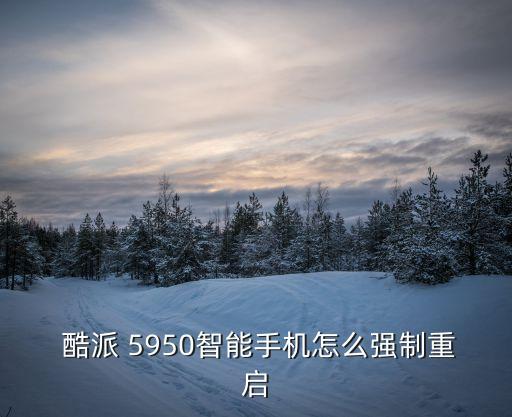  酷派 5950智能手機(jī)怎么強(qiáng)制重啟