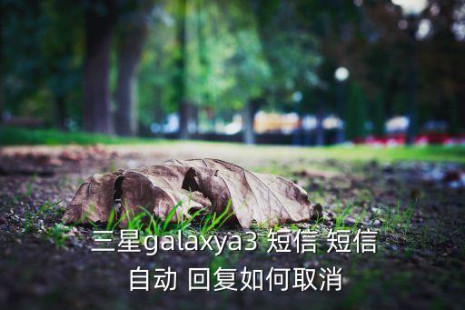 三星手機(jī)短信自動(dòng)回復(fù),三星手機(jī)應(yīng)用設(shè)置拒絕信息增至6條