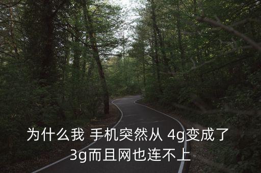 手機自動從4g變3g,手機卡故障耳朵故障可嘗試先關機再重啟
