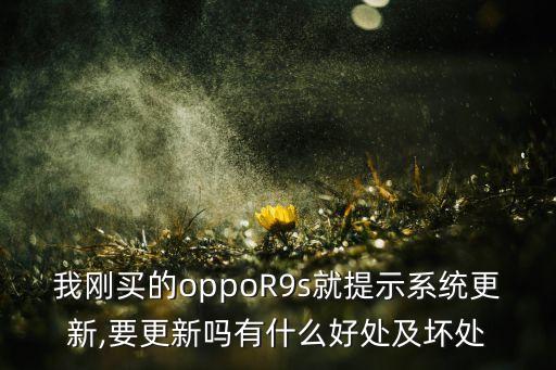 我剛買的oppoR9s就提示系統(tǒng)更新,要更新嗎有什么好處及壞處