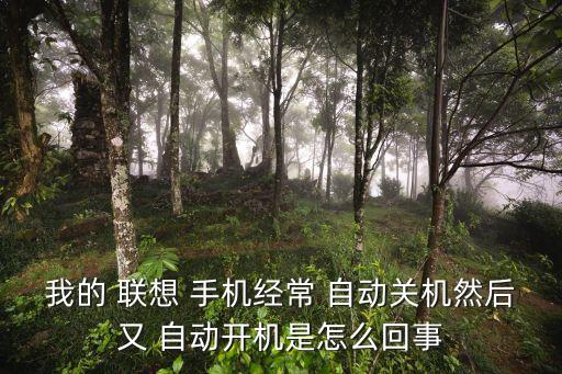 我的 聯(lián)想 手機(jī)經(jīng)常 自動關(guān)機(jī)然后又 自動開機(jī)是怎么回事