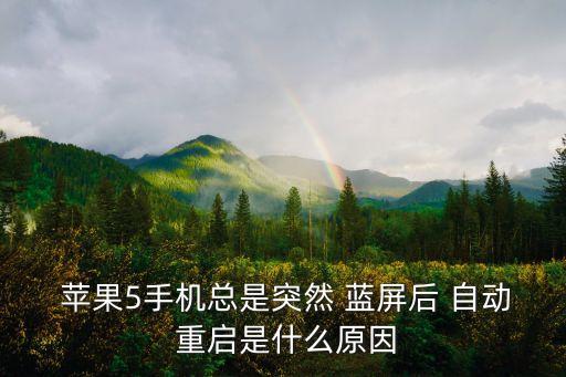 蘋果藍(lán)屏后自動(dòng)重啟,蘋果5s突然藍(lán)屏如何恢復(fù)正常使用?