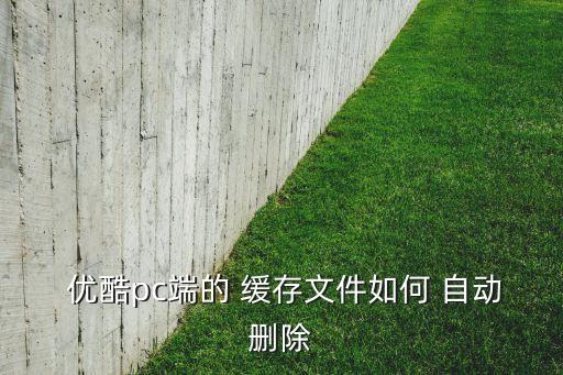  優(yōu)酷pc端的 緩存文件如何 自動刪除
