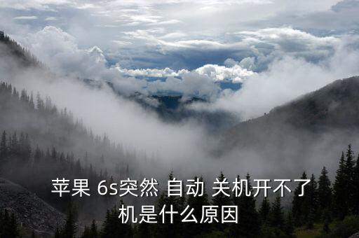 蘋果6s手機(jī)自動(dòng)關(guān)機(jī),越獄手機(jī)/升級(jí)到最新版本ios系統(tǒng)
