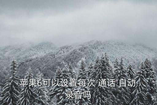 蘋果自動通話錄音,蘋果手機應(yīng)用程序新功能錄音通話