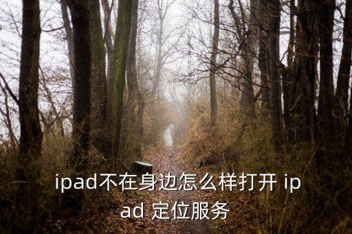  ipad不在身邊怎么樣打開(kāi) ipad 定位服務(wù)